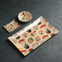 Подарки Набор для суши "Восточная еда" (три предмета)