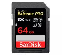 Карта памяти SanDisk SDXC 64GB Extreme PRO UHS-II V90 300MB/s