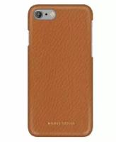 Кожаный чехол накладка для iPhone 7 / 8 Moodz Floater leather Hard Caramel (caramel), MZ901017