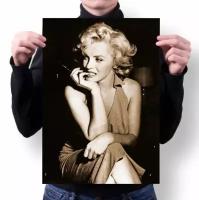 Плакат Мэрилин Монро, Marilyn Monroe №4, А4