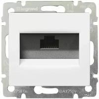 LEGRAND VALENA Розетка компьютерная RJ45х1 в рамку UTP белая (694286)