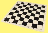 Шахматная доска Виниловая чёрная (51 на 51 см)