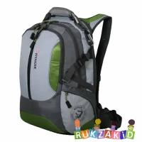 Рюкзак WENGER "LARGE VOLUME DAYPACK" зелёный / серый