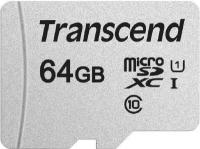 Карта памяти Карта памяти Transcend 300S microSDXC 64Gb UHS-I Cl10 + адаптер, TS64GUSD300S-A