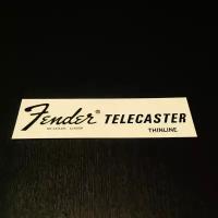 Наклейка декаль на голову грифа гитары "Fender Telecaster Thinline 1968-1975" Guitar Sticker