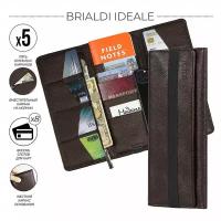 Мужской кожаный органайзер-трифолд BRIALDI Ideale BR48530OP relief brown