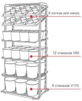 Витрина для попкорна ТТМ VTP-090SD2