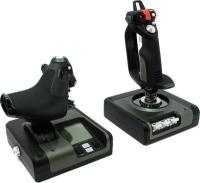 Джойстик Logitech X52 Pro Flight Control System (9кн., 2x 8 поз.перекл., throttle, Usb2.0) (945-0