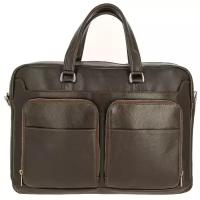 Мужская кожаная деловая сумка Versado VG1006-15 brown