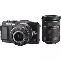 Olympus Pen E-PL6 Kit 14-42mm + 40-150mm Black