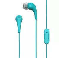 Наушники Motorola Earbuds 2, 3.5 mm, Turquoise (SH006TQ)