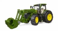 Bruder 03151 Трактор John Deere с фронтальным погрузчиком