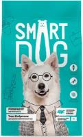 Smart Dog Корм для взрослых собак крупных пород, три вида мяса с ягнёнком, лососем, индейкой (12 кг)