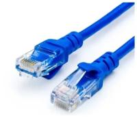 Atcom Патч-корд UTP 5e кат. Atcom AT9160 с разъемами RJ-45, синий (1.0м)