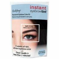 Godefroy Eyebrow Tint Medium Brown Краска-Хна в 1 капсул для бровей c эфф.татуажа Коричневая