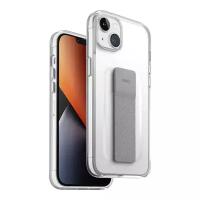 Чехол Uniq Heldro Mount + Band Clear для iPhone 14 Plus прозрачный