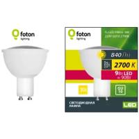 Светодиодная лампа Foton Lighting FL-LED PAR16 9W 220V GU10 2700K 56xd50 840Лм