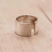 Кольцо N1, широкое, размер 21, серебро 925, My Silver