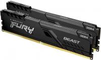 Оперативная память Kingston Fury Beast DDR4 - 2x 8Gb, 3600 МГц, DIMM, CL17 (kf436c17bbk2/16)