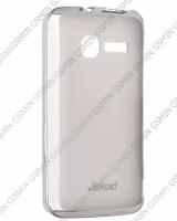 Чехол силиконовый для Alcatel One Touch T'Pop / 4010D Jekod (Прозрачно-черный)