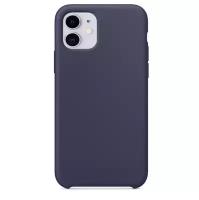 Чехол-накладка для iPhone 11 SILICONE CASE NL темно-синий (8)