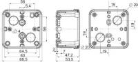 SE Thalassa Корпус шкафа пластик 89х89х54, IP66 возможно расширение NSYTBP885