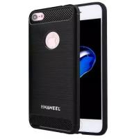 Гелевый чехол HAWEEL для iPhone 7 / 8 с карбоновыми вставками и усиленным корпусом (Black)