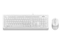 Наборы клавиатура+мышь A4Tech Fstyler F1010 White-Grey