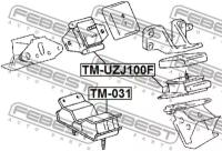 опора двс FEBEST TMUZJ100F