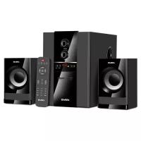 Колонки 2.1 Sven MS-1821, черный (44 Вт, Bluetooth, пульт, дисплей, FM, USB, SD)