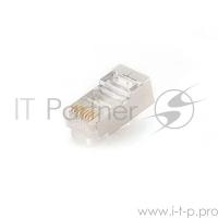 Коннектор RJ-45 экранированный (5 кат, 100шт, Plug5sp, Rj45-ftp/sftp, Tc-plug-8p8c-s-c5-sh) Tc-plug-