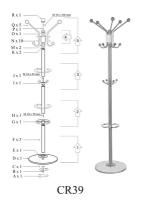 Вешалка SIGNAL CR39, темный орех