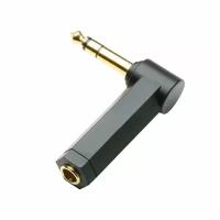 ADAM HALL 7894 переходник 1/4" угловой Stereo TRS (M)-(F)