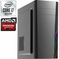 Компьютер PRO-1243548 Intel Core i7-10700KF 3800МГц, Intel Z590, 16Гб DDR4 3200МГц, AMD Radeon RX 6600 8Гб, SSD 2Тб, HDD 2Тб, 600Вт, Midi-Tower