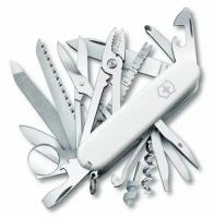 Нож перочинный Victorinox SwissChamp (1.6795.7R) 91мм 33функций белый карт.коробка