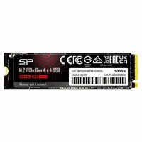 Твердотельный накопитель SSD M.2 500Gb Silicon Power UD90 SP500GBP44UD9005, NVMe