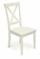 Стул Tetchair GOLFI (Гольфи), дерево гевея/мдф, 44x54x95, pure white (402)