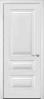 Межкомнатная дверь (комплект) WanMark Симпл-3 / ПГ белая эмаль 80х200