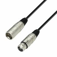 ADAM HALL K3 MMF 0050 микрофонный кабель 3Star XLR(F)-XLR(M) с разъёмами AH, 0.5 м