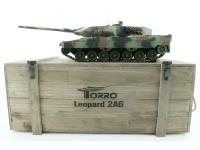 Р/У танк Taigen 1/16 Leopard 2 A6 (Германия) само 2.4G RTR, деревянная коробка