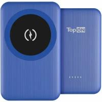 Внешний аккумулятор TopON TOP-M10 10000mAh MagSafe Qi 15W, PD 20W Blue