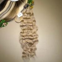 Волосы кудри славянские Belli Capelli на классической капсуле 45-50см оттенок №14 (25 капсул)