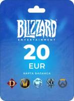 Пополнение счета Blizzard (Battle NET) на 20 EUR (€) Европа / Код активации Евро / Подарочная карта Близзард (Батл Нет) / Gift Card Battle NET