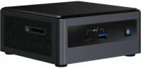 Платформа Intel BXNUC10I7FNHN i7-10710U, 2*DDR4, 2.5" HDD/SSD, M.2 SSD, card-reader, 7.1CH, Glan, WiFi, BT, HDMI, USB-C (DP), 4*USB 3.1, noOS, EU cord