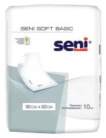 Seni Soft Basic / Сени Софт Бейсик - одноразовые впитывающие пеленки, 90x60 см, 10 шт