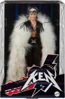 Кукла Кен рокер с бахромой и бандане Barbie The Movie - Ken rocker Doll with fringed vest and bandana
