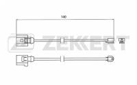 Датчик износа тормозных колодок Porsche Cayenne 10- Porsche Panamera 09- VW Touareg 10-