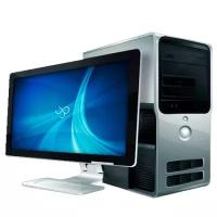 Компьютер в комплекте All in One 406: AMD 2*3,4GHz / MB + SB + Lan / RAM 4Gb DDR3 / ATI Radeon 7480D / HDD 500Gb / DVDRW / CASE mATX / монитор 18.5" / клав-ра / мышь / колонки