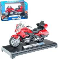 Модель мотоцикла Welly 1:18 Honda Gold Wing, в коробке (12857P)