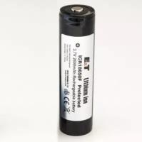 Элемент питания Energy Technology 18650 ICR18650F 3.7V 2600mAh protected